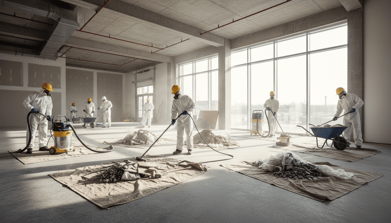 Post-construction cleaning